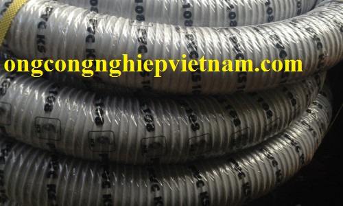 ống hút bụi gân nhựa D90